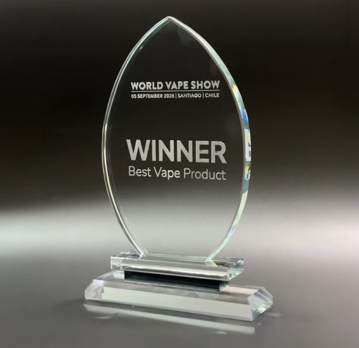 Trofeo Best Vape Product para Life Pod ECO 3, World Vape Show South America, Bolivia